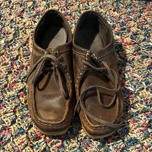 Clarks Brown Leather Chukka Boots for Men